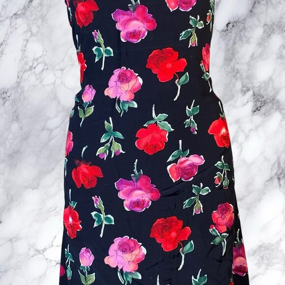 VTG Metropolitan NY Roses Mini Dress - Picture 10 of 11